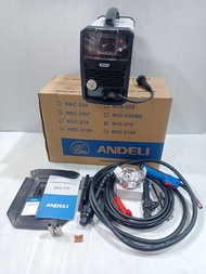 ANDELI ตู้เชื่อม3ระบบ MIG-270E LED 160A 220V ใส่ลวดได้ทั้งขนาด 1 Kg. และ 5 Kg MIG / MMA และ LIFT TIG ของแท้100%