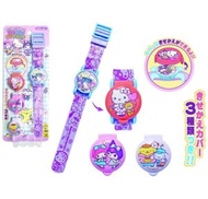 SANRIO - Sanrio 可換蓋矽膠錶帶兒童手錶 平行進口