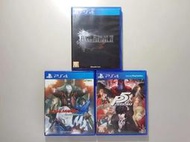 PS4 惡魔獵人4 特別版、女神異聞錄5、太空戰士15(共三片,已拆)(5 艾爾登法環 最後生還者2 惡靈古堡 重製版