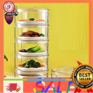 🛒Free Gift 🛒STORE SPEED UP🛒 Siap Pasang 5 Tier Insulated Food Storage Slide Cover Tudung Saji Viral 5 Tingkat Co