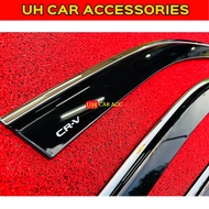 HONDA CRV CR-V (6th Generation) 2024-2025 INJECTION DOOR VISOR WITH STAINLESS STEEL LINING