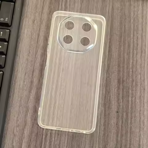 For Blackview Shark 6 Transparent Black TPU Phone Case for BLACKVIEW BV Shark6 Silicone Soft Cover P