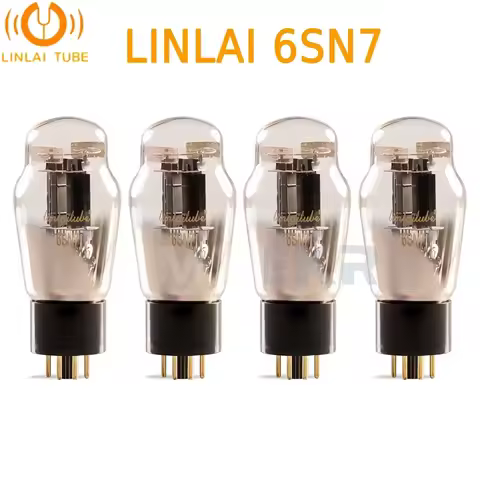 Fire Crew LINLAI 6SN7 Vacuum Tube HIFI Audio Valve Replaces 6H8C 6N8P CV181 5692 Electronic Tube Amp