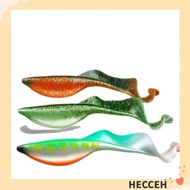 HECCEH Soft Bait, 15cm 38g Realistic Design Glide Bait, Fishing Lure PVC Material Swimming Action Bi