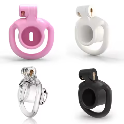 Inverted Chastity Cage Cuckold Fetish Deep Throat Penetration Male Negative Cock Cage Tube Micro Min