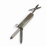 成色極佳 ▼ TIFFANY & Co. VICTORINOX Tiffany Victorinox 925 750 剪刀銼刀刀多功能工具 銀色 總重 44.5克 男士