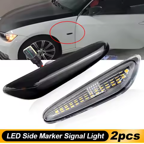 2pcs for BMW 3 Series E90 E91E92 E93 (Not for M3) 1 Series E82 E88 E81 Error Free Led Side Marker Tu