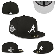 หมวกแก๊ป NY La Fitted Cap Dodgers Los Angeles สีน้ําเงินเข้ม สไตล์ฮิปฮอป