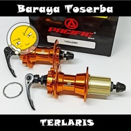 Hub Freehub Jangkrik Sepeda Lubang 28 Merk Pacific Warna Gold Sepeda MTB BMX SELI
