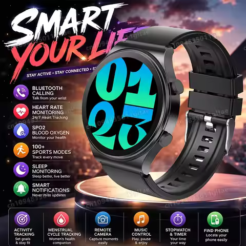 New Watch 5 Pro GPS SmartWatch BluetoothCall IP68 Waterproof AMOLED Screen Custom Watch Face Sport S
