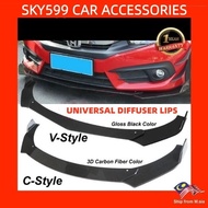 Car LIPS Universal Front Bumper Diffuser Lip AXIA ALZA BEZZA MYVI VIVA WIRA SAGA PERSONA