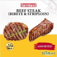 [BenMart Chill] Silver Fern Beef Steak Portion Ribeye / Striploin / Tenderloin 175-180g - Halal - NZ