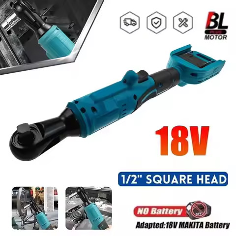 Brushless Ratchet Wrench 1/2'' Electric Impact Driver 480N.M Cordless Screw Nut Repair Power Tools f