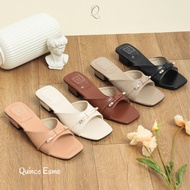 QUINCE Esme Heels for Women, 3cm Heel, Comfortable, Non-Slip, Modern Graduation Party Shoes