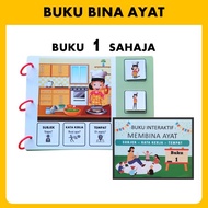 Buku Bahasa Melayu Bina Ayat Busy Book Speech Delay Speech Therapy Autism Alat Bahan Bantu Mengajar 