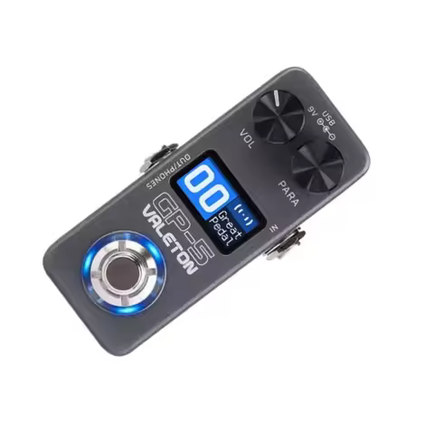 Valeton GP-5 Digital Integrated Effects Processor/NAM&IR Loader supports loading third-party enclosu