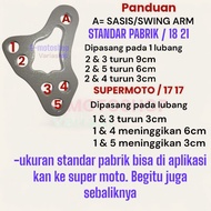 6MM THICKNESS REAR SHOCK HIGHER & SILENCER KIT YAMAHA WR 155