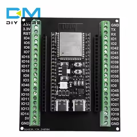 ESP32-S3 GPIO Core Development Board 1-N16R8 ESP32-S3-DevKitC-1 Expansion Board Development Module f