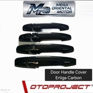 Otoproject Door Handle Cover All New Ertiga 2018-2025 Carbon - Ertiga Car Door Handle Cover