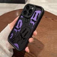 เคสโทรศัพท์แบบนุ่มหรูหราแกะสลัก ป้องกันการตกกระแทก เข้ากันได้กับ iPhone 16 Pro Max, 16, 16 Pro, 15 P