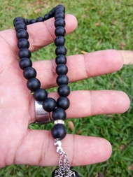 tasbih batu black onex 8mm 33butir