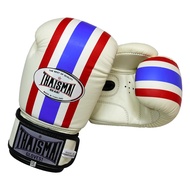 THAISMAI BG124 FACNY นวมชกมวย นวมซ้อมมวยป นวมต่อยมวย อุปกรณ์มวยไทย นวม หนังแท้ลายธงชาติ - BOXING GLO