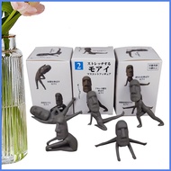 For Stretching Moai Mascot Figure Easter Island Ornament Stone Island Decoration for Room Accessorie