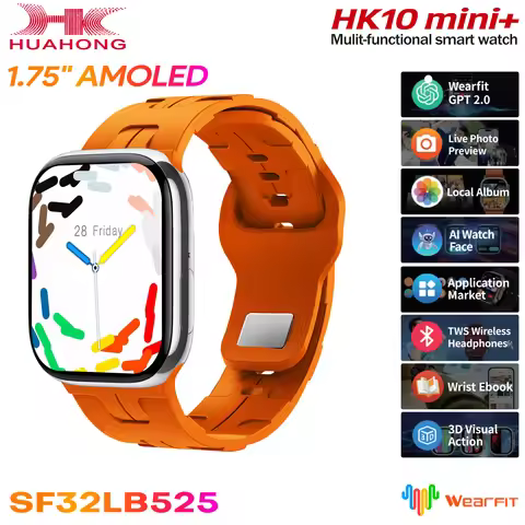 New Smart watch HK10 Mini plus Series 10 Heart rate AMOLED Men Women Blood pressure Navigation 2.0 3