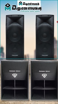 Paket Sound System Lapangan Isi 4 Cerwin Vega Speaker 15 Inch Dan 18 Inch Subwoofer - Digital Musik