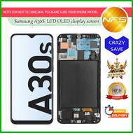 NFS STOCK - Samsung A30S display screen LCD touch screen digitizer with frame