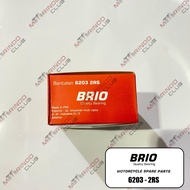 (1 pcs) Motorcycle Bearing 6203 2RS BRIO Brand - Lahar Bearing Klahar Bearing size 6203 2RS