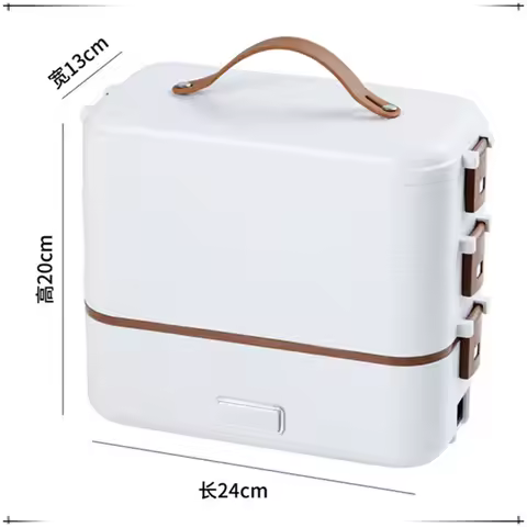 Heating electric lunch box Multi-functional portable plug-in cooking office insulated lunch box