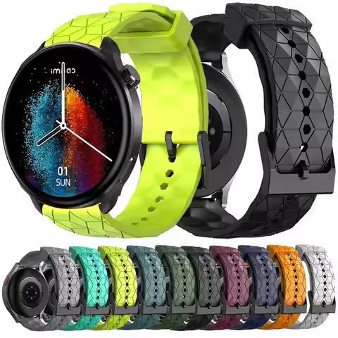 22mm Watchband For IMILAB W13 Swim Strap SmartWatch Silicone Sports Bracelet For IMILAB KW66/YAMAY S