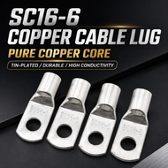 SC Cable Lug Copper Cable Lug Ring Terminal Wire Connector Battery Terminal Copper Tube Lug 4mm 6mm 