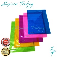 Mamega Colour PVC Clear Folder A4 Size / Non Toxic & Flexible (10pcs/1pack)