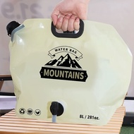 Camping Water Container Collapsible Water Jug with Spout - Reusable Plastic Flasks Foldable Empty Ga