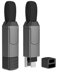 2PACK USB C Cable 60W, 4 in 1 Multi Charging Cable for Travel Zinc Alloy Magnetic Keychain EDC Fast