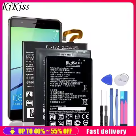 High Quality Replacement Mobile Phone Batteries For LG G6 Q6 V10 V20 V30 V40 V50 ThinQ H990 H968 H87