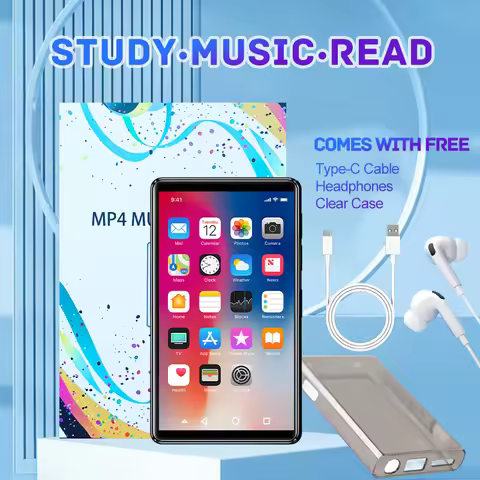 MP3 player for Android with Bluetooth and WiFi, 4.0-inch full touch screen Built-in speakers, browse