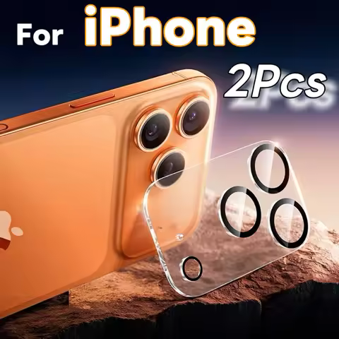 2Pcs Ultra Clear 9H Tempered Glass For Apple iPhone 17 16 15 14 13 12 11 XS XR Pro Max Plus Mini Rea