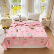 Cooling Blanket ผ้าห่มเย็น ขนาด 5ฟุต-7ฟุต เกรดพรี่เมี่ยม Air Conditioner Quilt Cool quilt