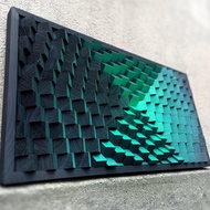 木牆藝術 - 聲音擴散器 - 吸音板 - 週年紀念禮物 - 音樂室