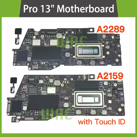Tested A2289 A2159 Motherboard For MacBook Pro Retina 13" Logic Board i5 1.4GHz 8GB 128GB 256GB 512G