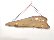 -牛樟木貝殼- 口罩掛架 鑰匙架 鑰匙吊架 鑰匙圈掛架 懸掛收納