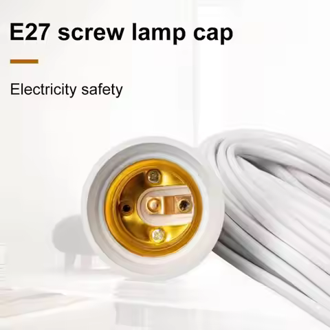 3M/5M/7M/8M/10M Lamp Base Holder Power Cord Cable E27 US Hanging Pendant LED Light Fixture Socket Co