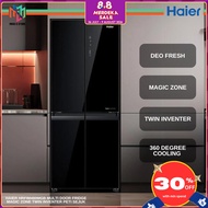 Haier HRF-IM480MG(B) Multi Door Series Refrigerator Twin Inverter 406 Litre Capacity HRFIM480MGB Pet