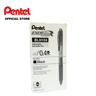 PENTEL EnerGel-X BLN104 Refillable Gel Roller Pen (0.4mm, 12 Pieces)