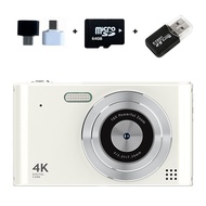 YMX H15 Mini Digital Camera, Full HD 48MP Video 4K Digital Camera with Autofocus 16x Digital Zoom wi