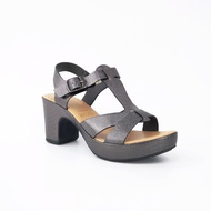 TREND รองเท้าหนัง PU/รองเท้าส้นสูง ส้น 7.5 CM. รุ่น BAHAMAS สี M.BLACK | รองเท้าส้นสูง ผู้หญิง