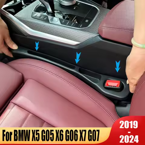 For BMW X5 G05 X6 G06 X7 G07 2019 2020 2021 2022 2023 2024 Car Seat Side Gap Filler With Slot Bendab